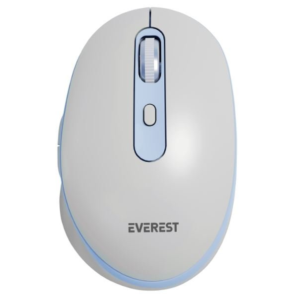 Everest SM-BT42 Kablosuz Mouse, Mavi – Beyaz