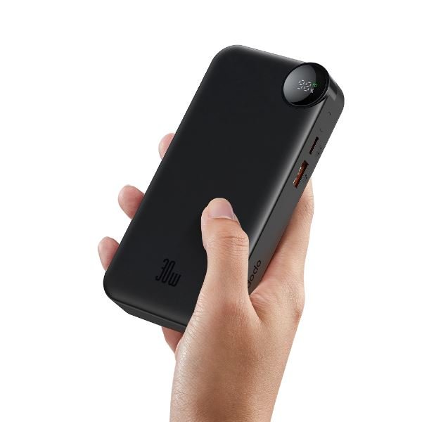 Mcdodo MC-3870 10000mAh 30W A+C Dijital Göstergeli Dahili USB-C Geri Çekilebilir Kablolu Powerbank