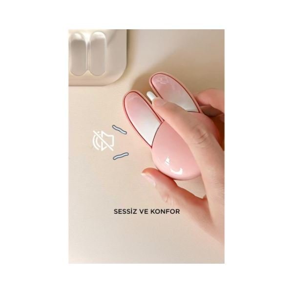 Torima Rabbit TM-21 1200 DP Optik Kablosuz Mouse Pembe