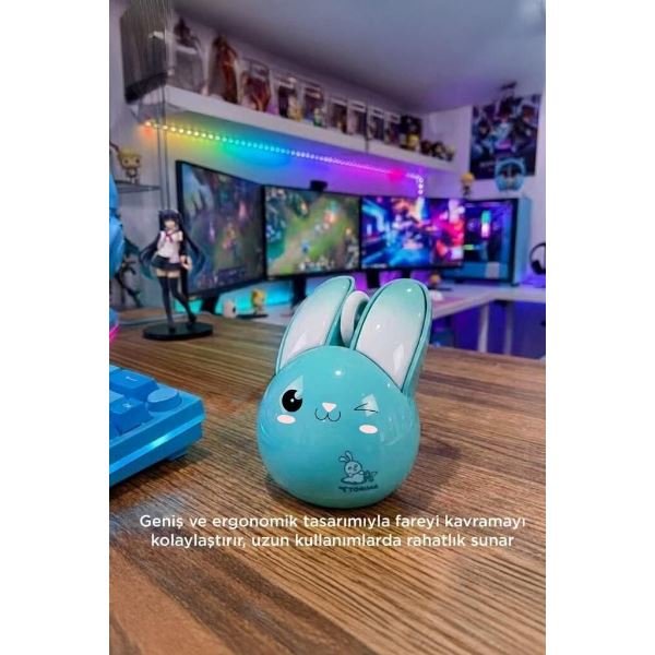 Torima Rabbit TM-21 1200 DP Optik Kablosuz Mouse Mavi