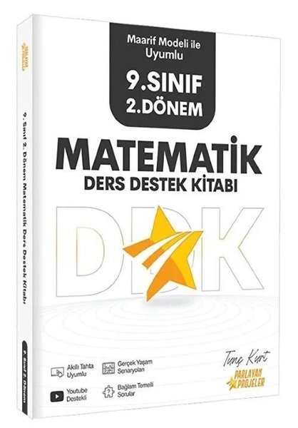 9. Sınıf 2. Dönem Matematik DDK Ders Destek Kitabı - Tunç Kurt