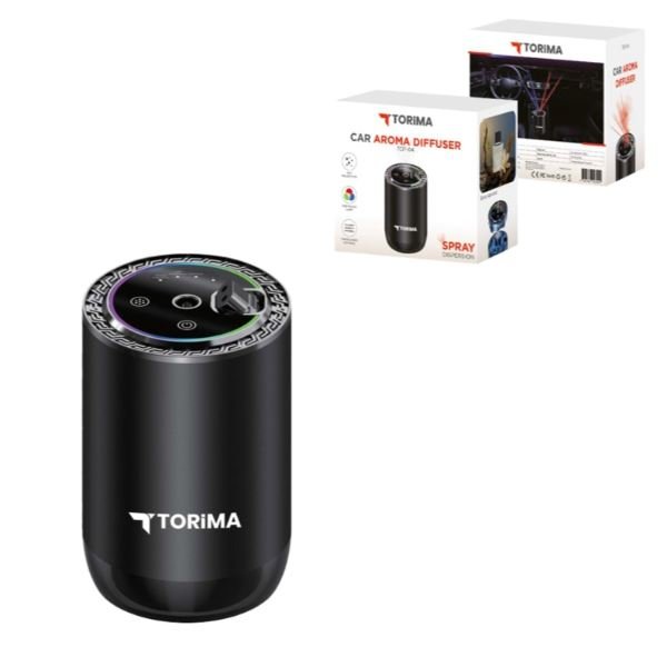 Torima TCF-04 Siyah Ebony RGB Işıklı Araç Aroma Difüzörü