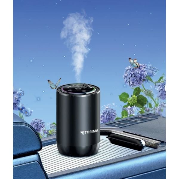 Torima TCF-04 Siyah Ebony RGB Işıklı Araç Aroma Difüzörü