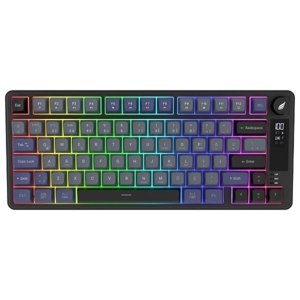 Rampage KB-GX65 SIMULA Siyah USB RGB Aydınlatmalı 4 Makro Tuşlu