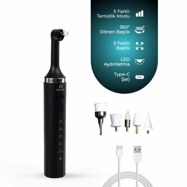 Pirantech P06 Çok Fonksiyonlu Şarj Edilebilir Diş Temizleme Cihazı