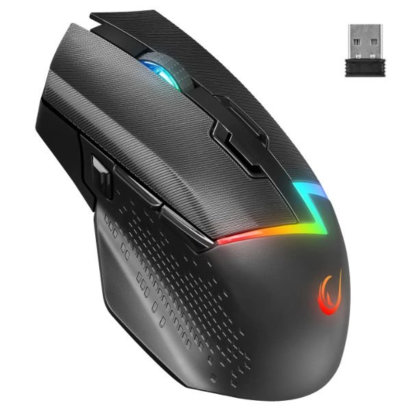 Rampage DROP M3 V2 24000 DPI 3311 Sensor RGB Şarjlı Kablosuz 80 Milyon Huano Switch Gaming Oyu