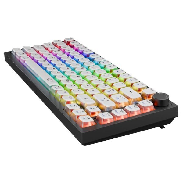 Rampage ZENITH PRO Siyah Hot Swap 8000 Hz Gasket Manyetik RGB Rapid Trigger Gateron Switch Q Dye-Sub