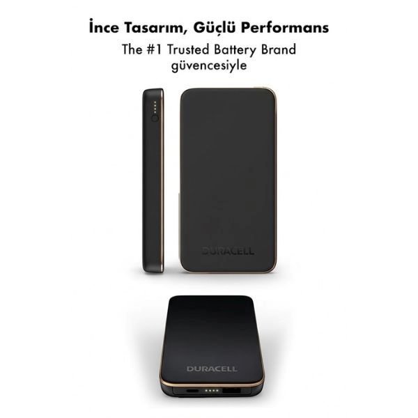 Duracell 10000 mAh Hızlı Şarj Powerbank