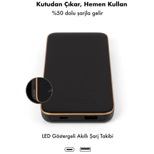 Duracell 10000 mAh Hızlı Şarj Powerbank