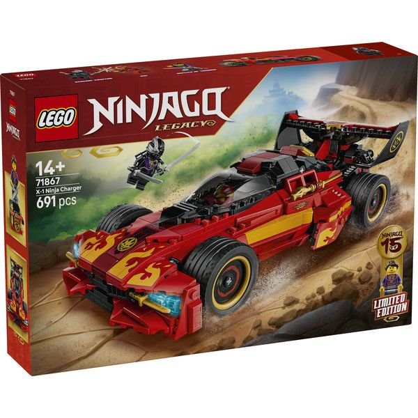 Lego NINJAGO X-1 Ninja Turbo Otomobil 15. Yıl Dönümü 71867 | D&R