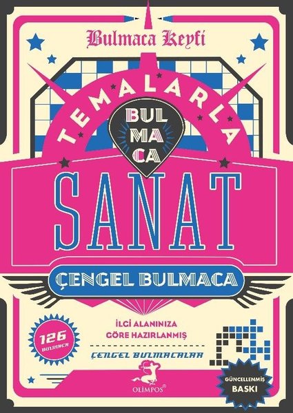 Temalarla Çengel Bulmaca Sanat 126 Bulmaca