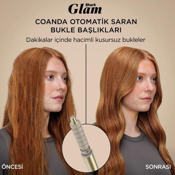 Shark Glam HD6051SEU 5in1 Saç Şekillendirme Seti