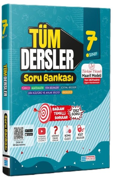 7. Sınıf Tüm Dersler Konu Özetli Soru Bankası - Maarif Modeli