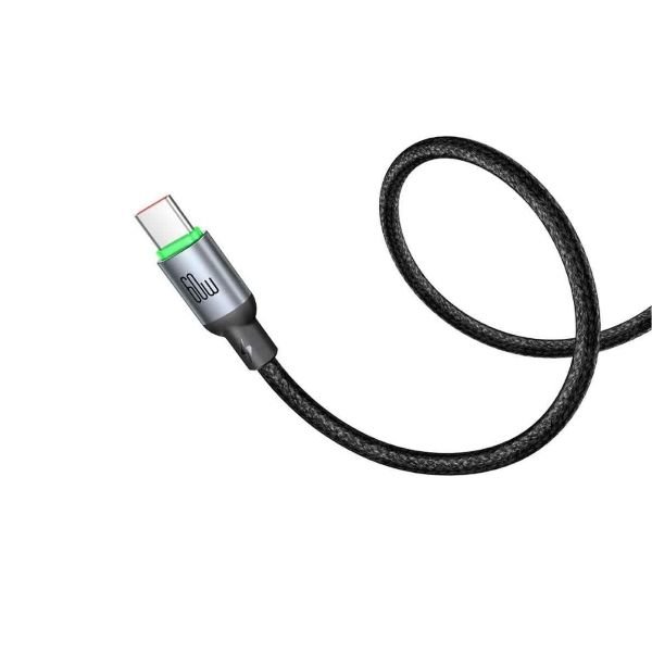 Mcdodo CA-6871 Type-c Type-c 60W PD Hızlı Şarj E-Marker Çipli Easy Series Örgü Kablo Siyah 2m