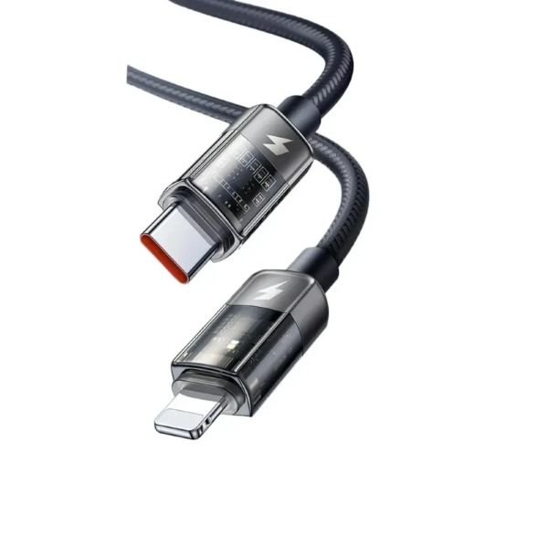 Mcdodo CA-3160 Type-c To Lightning 36w Led Göstergeli Data/şarj Kablosu 1.2m – Siyah