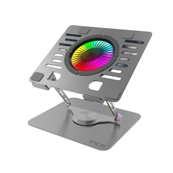Inca Empousa INC-702GMS 10-17 360°Derece RGB Led Fanlı Gaming Notebook Soğutucu