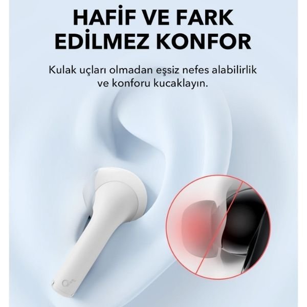 Anker SoundCore K20İ TWS Beyaz Kulak İçi Bluetooth Kulaklık