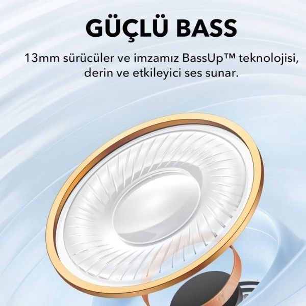 Anker SoundCore K20İ TWS Siyah Kulak İçi Bluetooth Kulaklık