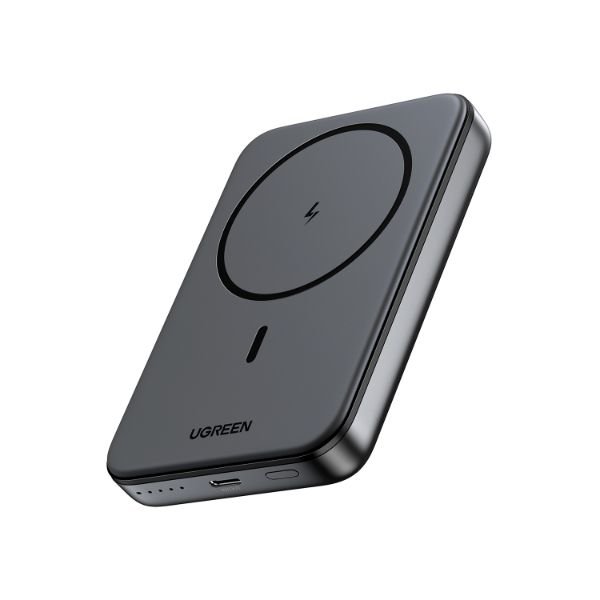 Ugreen 25919 10.000 mAh 20W Magsafe Wireless Kablosuz Hızlı Powerbank, Siyah