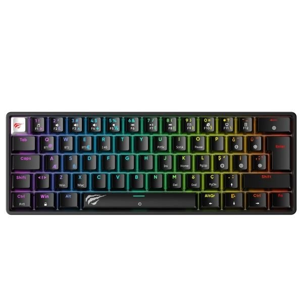 Havit Gamenote KB920L Plus-TUR RGB Mekanik Oyuncu Klavyesi – Siyah