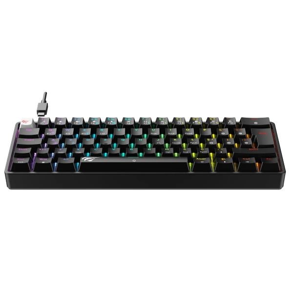 Havit Gamenote KB920L Plus-TUR RGB Mekanik Oyuncu Klavyesi – Siyah