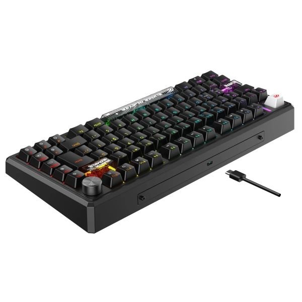 Havit Gamenote KB916L Pro-TUR RGB Manyetik Mekanik Oyuncu Klavyesi – Siyah