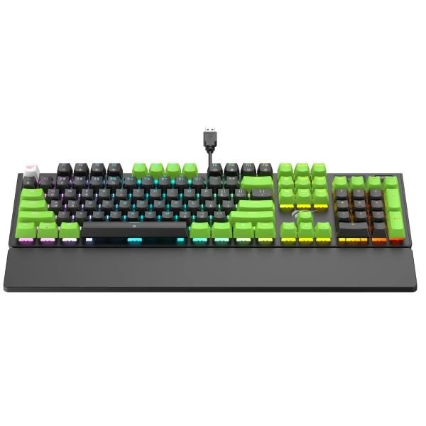Havit Gamenote KB926L-TUR Mekanik RGB Mavi Switch Kablolu Oyuncu Klavyesi – Siyah