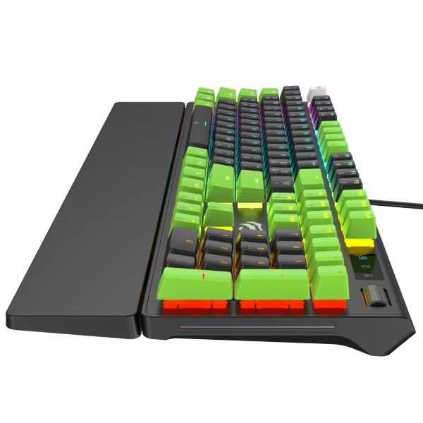 Havit Gamenote KB926L-TUR Mekanik RGB Mavi Switch Kablolu Oyuncu Klavyesi – Siyah