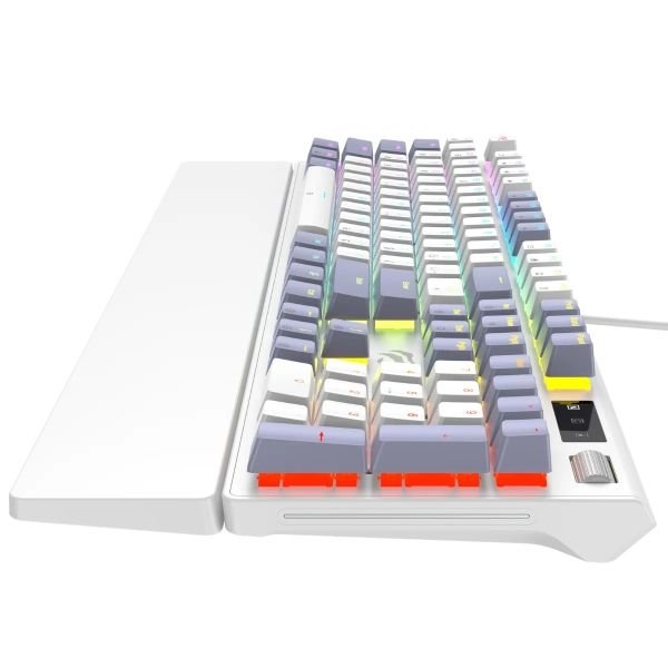 Havit Gamenote KB926L-TUR Mekanik RGB Mavi Switch Kablolu Oyuncu Klavyesi – Beyaz