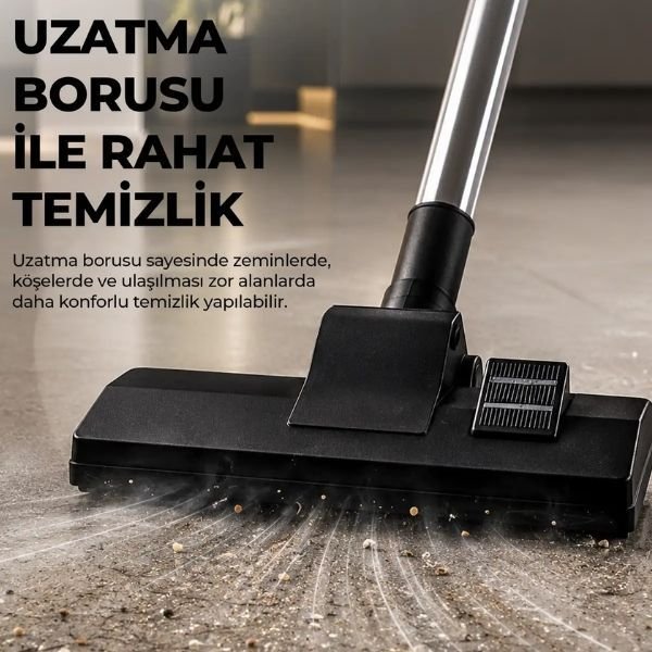 Pirantech EK200 Dikey Elektrikli Süpürge