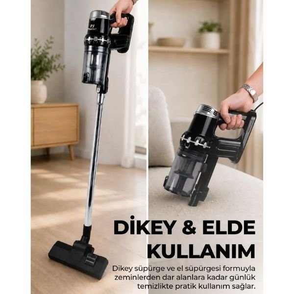 Pirantech EK200 Dikey Elektrikli Süpürge