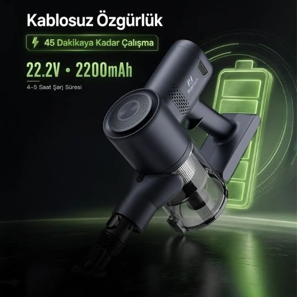 Pirantech ES-98 Şarjlı Dikey Süpürge