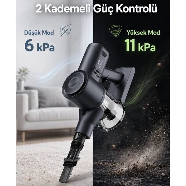 Pirantech ES-98 Şarjlı Dikey Süpürge