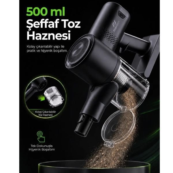 Pirantech ES-98 Şarjlı Dikey Süpürge