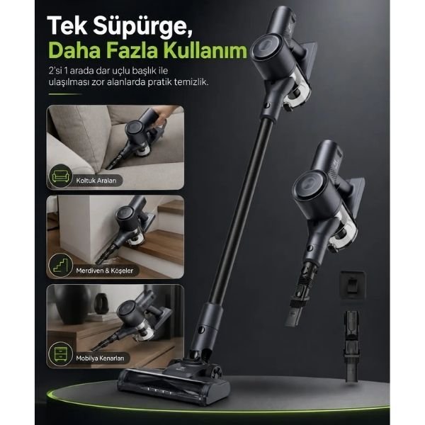 Pirantech ES-98 Şarjlı Dikey Süpürge