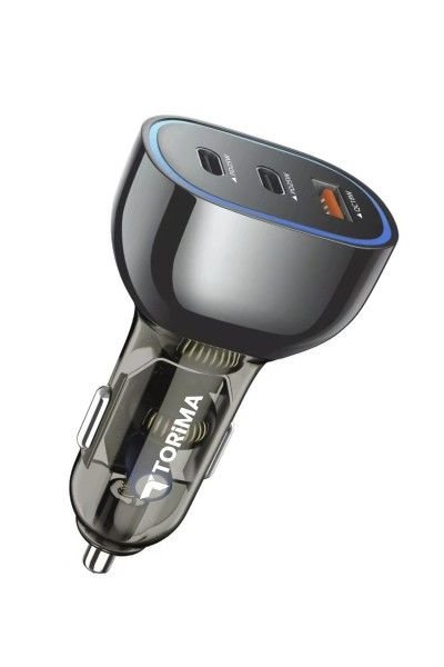 Torima C11 68W Araç Şarj Aleti Hızlı Şarj Destekli USB Type-C Çakmaklık
