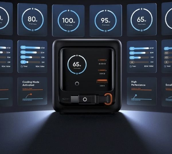 Mcdodo CH-1391 FreeGo Pro 100W Geri Çekilebilir Kablolu Şarj Adaptörü