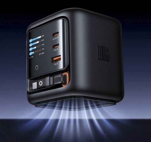 Mcdodo CH-1391 FreeGo Pro 100W Geri Çekilebilir Kablolu Şarj Adaptörü