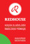 Redhouse Küçük Elsözlüğü-İngilizce/Türkçe-Kırmızı