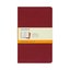 Moleskine Cahier Large Ruled Notebook Red çizgili 3'lü paket