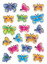 Herma Çocuk Etiketleri Kelebekler 5251