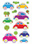Herma Çocuk Etiketleri Renkli Arabalar 3244
