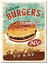 Nostalgic Art Burgers Magnet 6x8 cm 14230