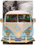 VW Camper Beach 3D Poster LN0072