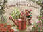 Nostalgic Art English Flower Garden Red Can Magnet 6x8 cm 14265