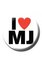 Pyramid International Rozet - Michael Jackson - I Love MJ