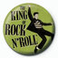Pyramid International Rozet - Elvis Presley King Of Rock N Roll