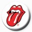 Pyramid International Rozet - Rolling Stones Lips - Fangs