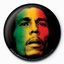 Pyramid International Rozet - Bob Marley - Face