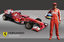 Pyramid International Maxi Poster - Ferrari Alonso & Car